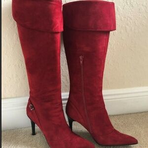 Via Spiga women Red Suede boot